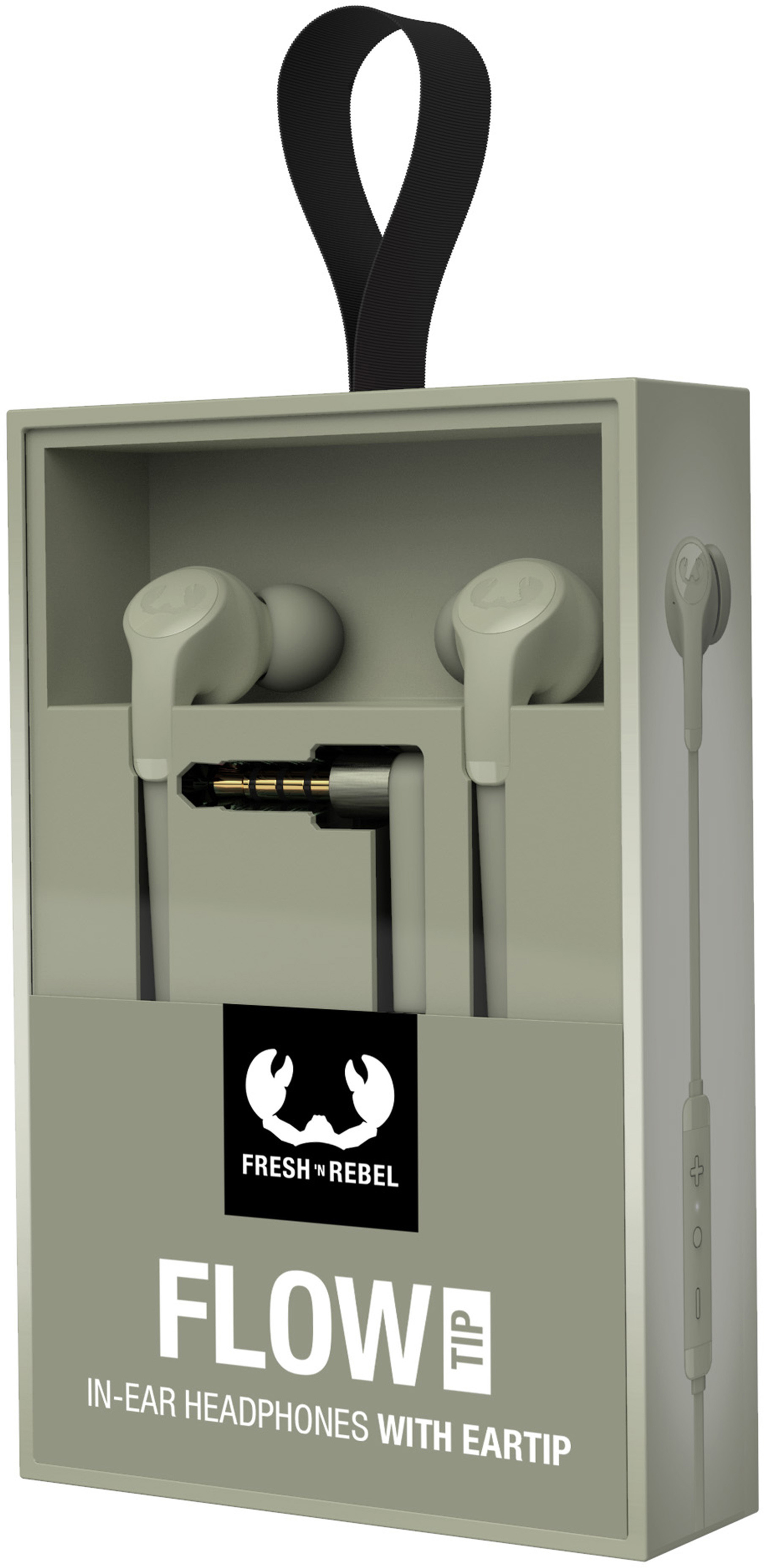 FRESH'N REBEL Flow Tip In-ear Headphones 3EP1100DG Dried Green
