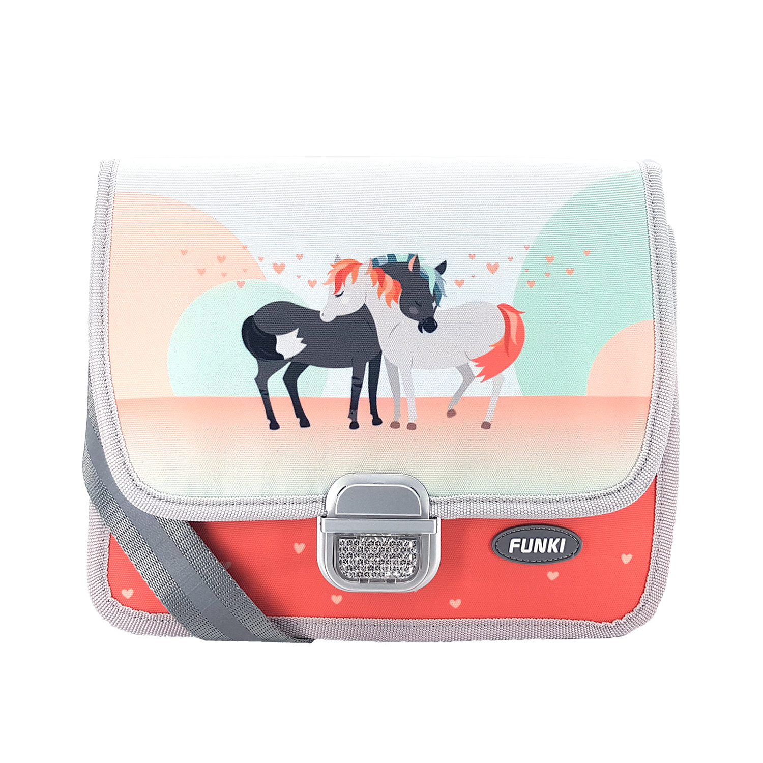 FUNKI Sac maternelle Horses in Love 6020.036 multicolor 265x200x70mm