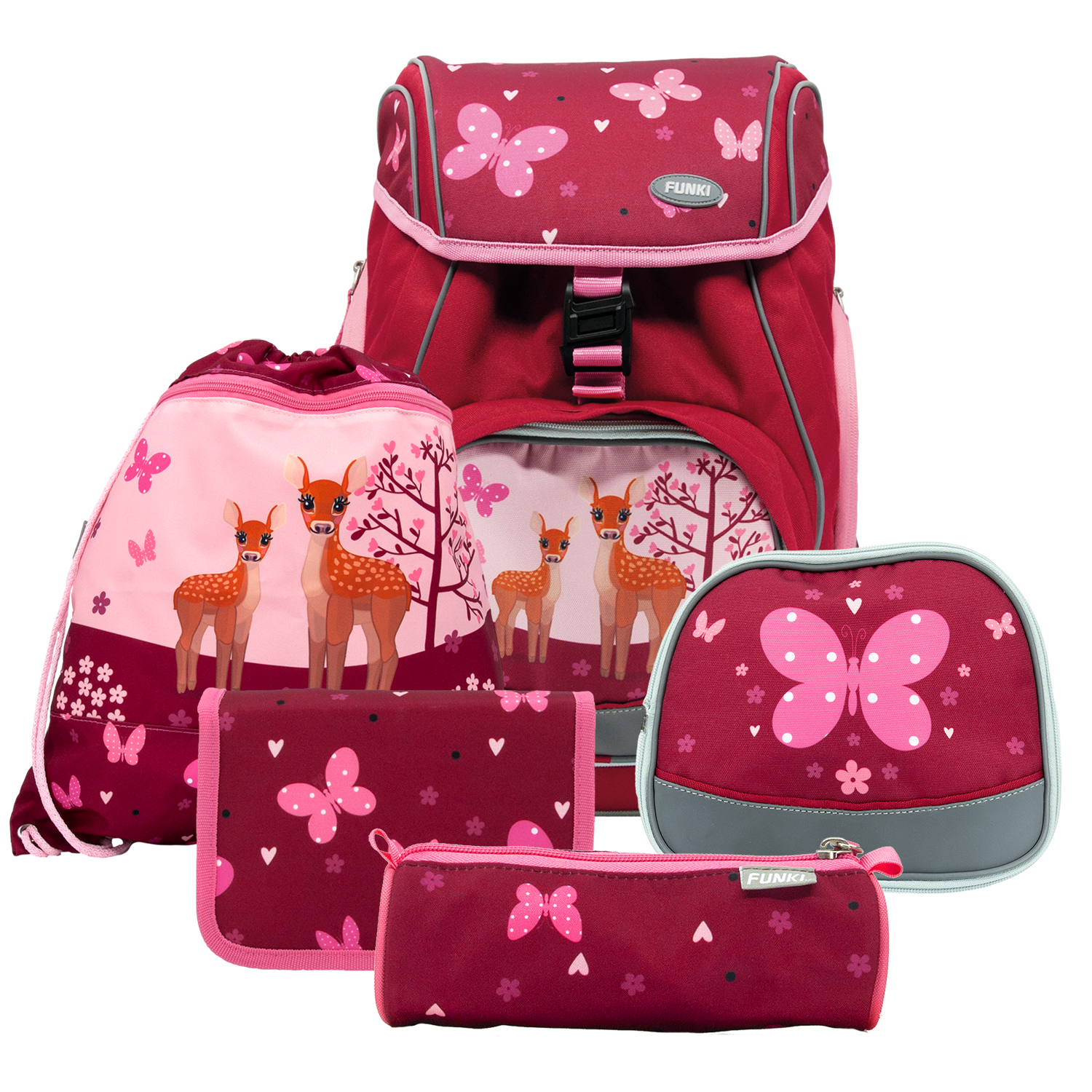 FUNKI Flexy-Bag Set Bambi 6040.617 multicolor 5 pcs. multicolor 5 pcs.