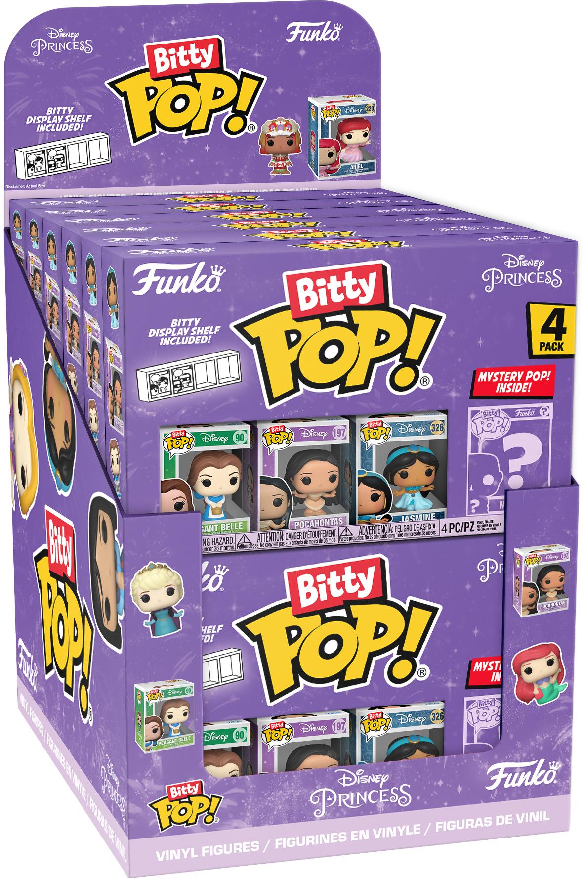 photo FUNKO Bitty POP 5380.76995 Disney Princesses 12x4 pièces