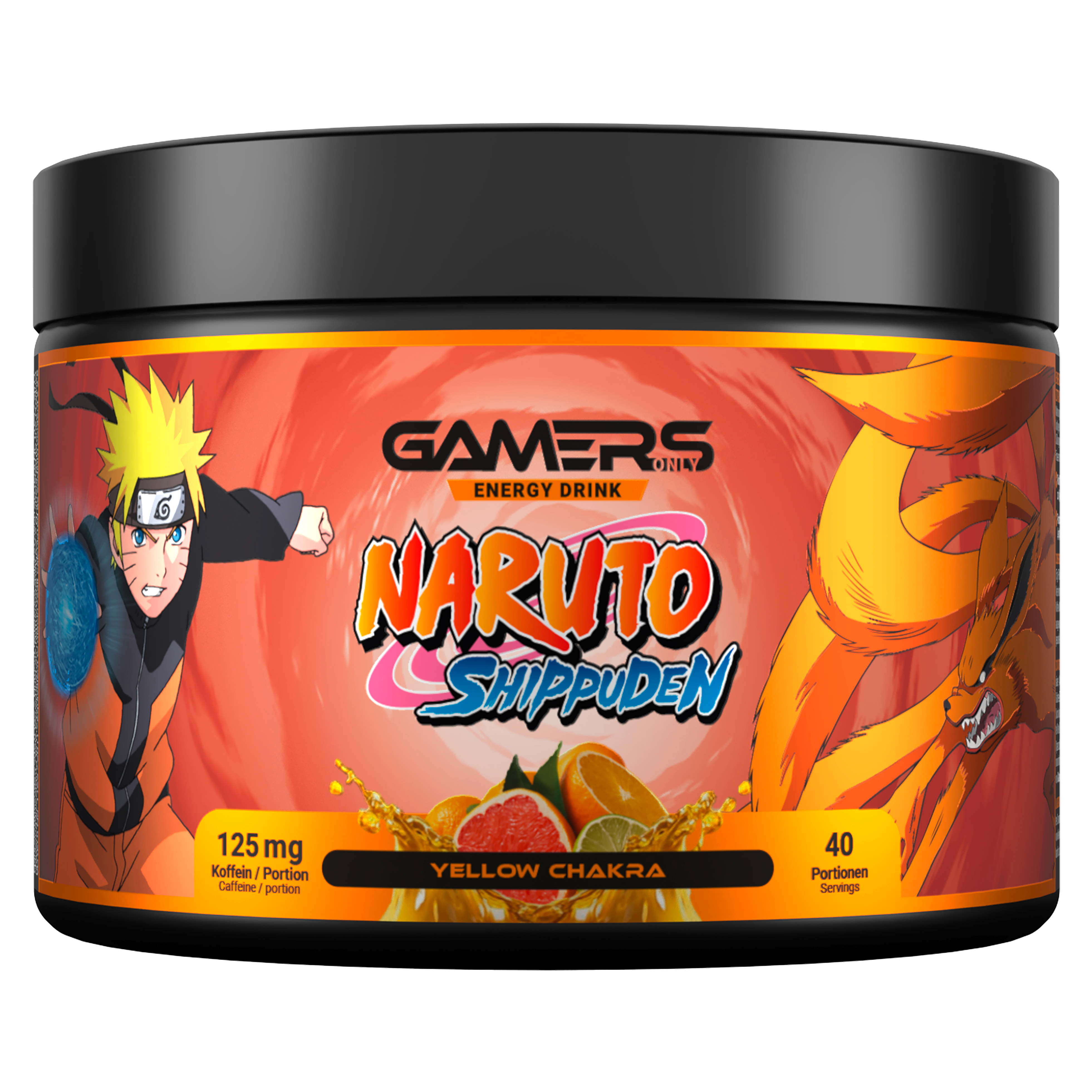 photo GAMERSONLY Energy Drink Powder 40 Port. 9120119172434 Naruto