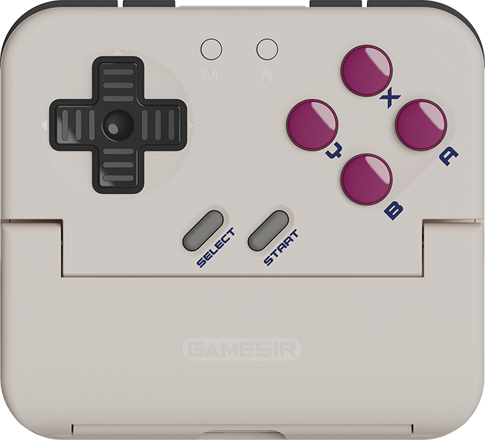 photo GAMESIR Pocket 1 Vertical Ctrl. GSP1W001-2 BT- Mobile, Retro White