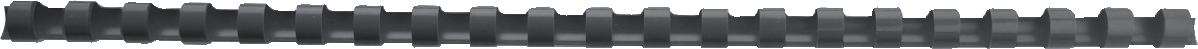 GBC Baguettes de reliure 6mm A4 4028173 noir, 21 anneaux 100 pcs.