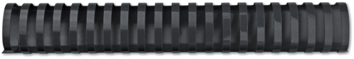 GBC Baguettes de reliure 38mm A4 4028185 noir, 21 anneaux 50 pcs.