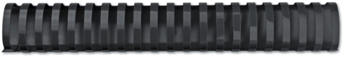 GBC Baguettes de reliure 51mm A4 4028187 noir, 21 anneaux 50 pcs.