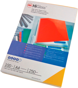 GBC HiGloss Cover A4 CE020030 rouge, 250g 100 pcs. rouge, 250g 100 pcs.