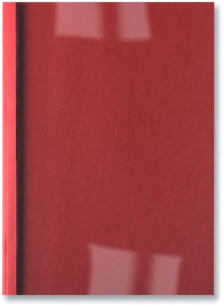 GBC Couverture reliures 1,5mm A4 IB451201 rouge 100 pcs.