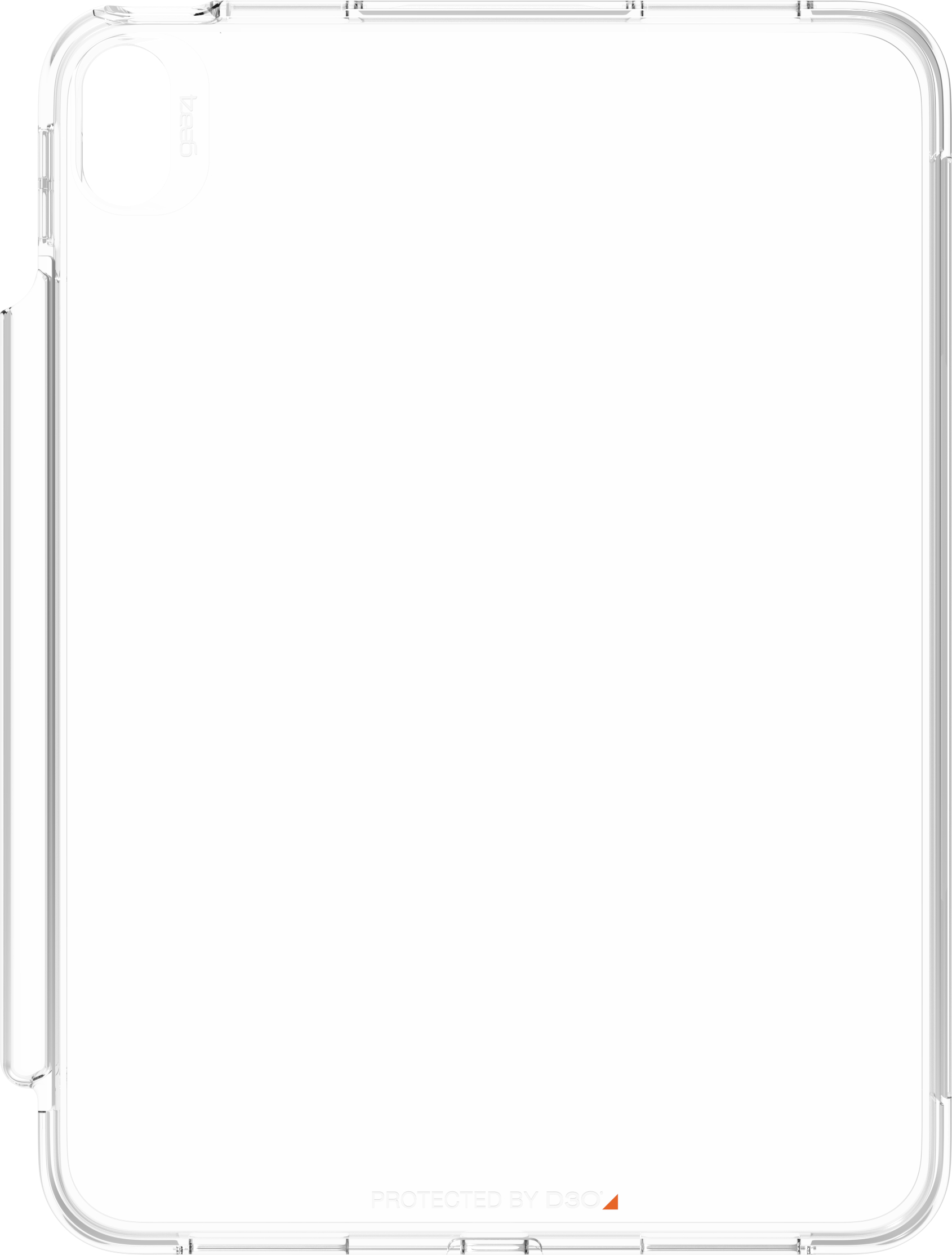 GEAR4 Gear4 Crystal Folio D3O 702011066 iPad Gen9 (10.2) ,Clear