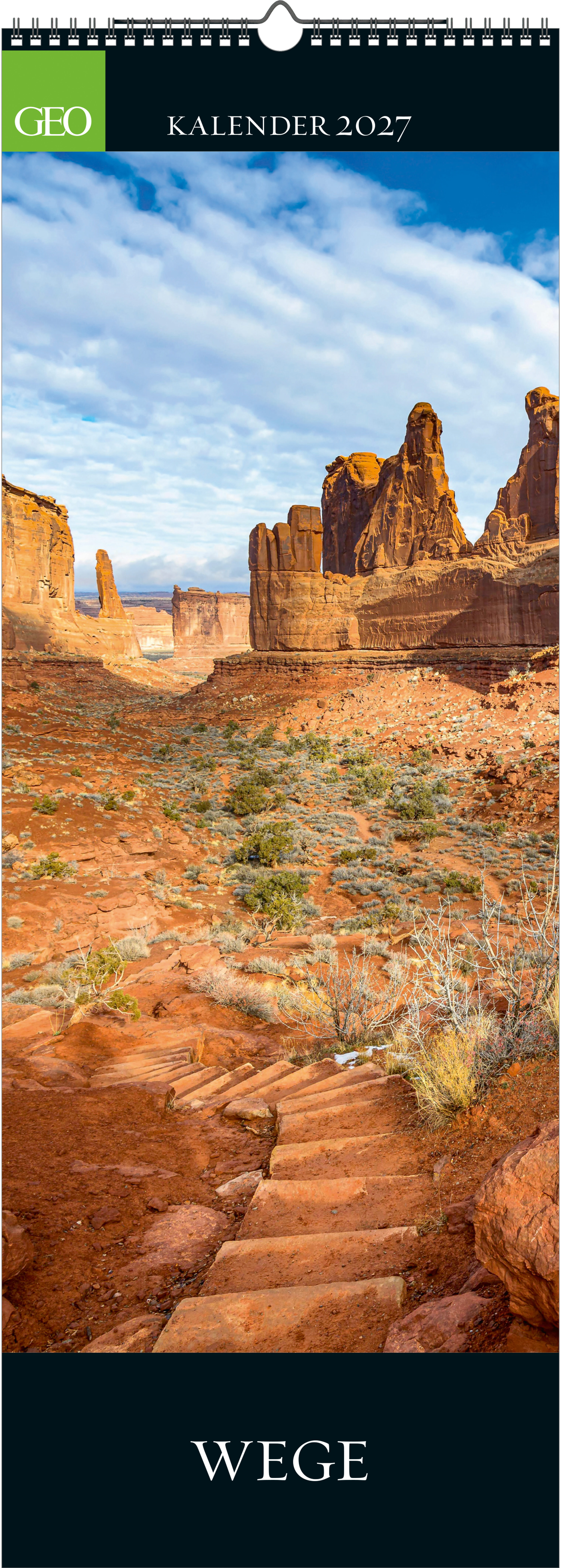 photo GEO Calendrier 2027 581368 GEO Wege 25x69cm