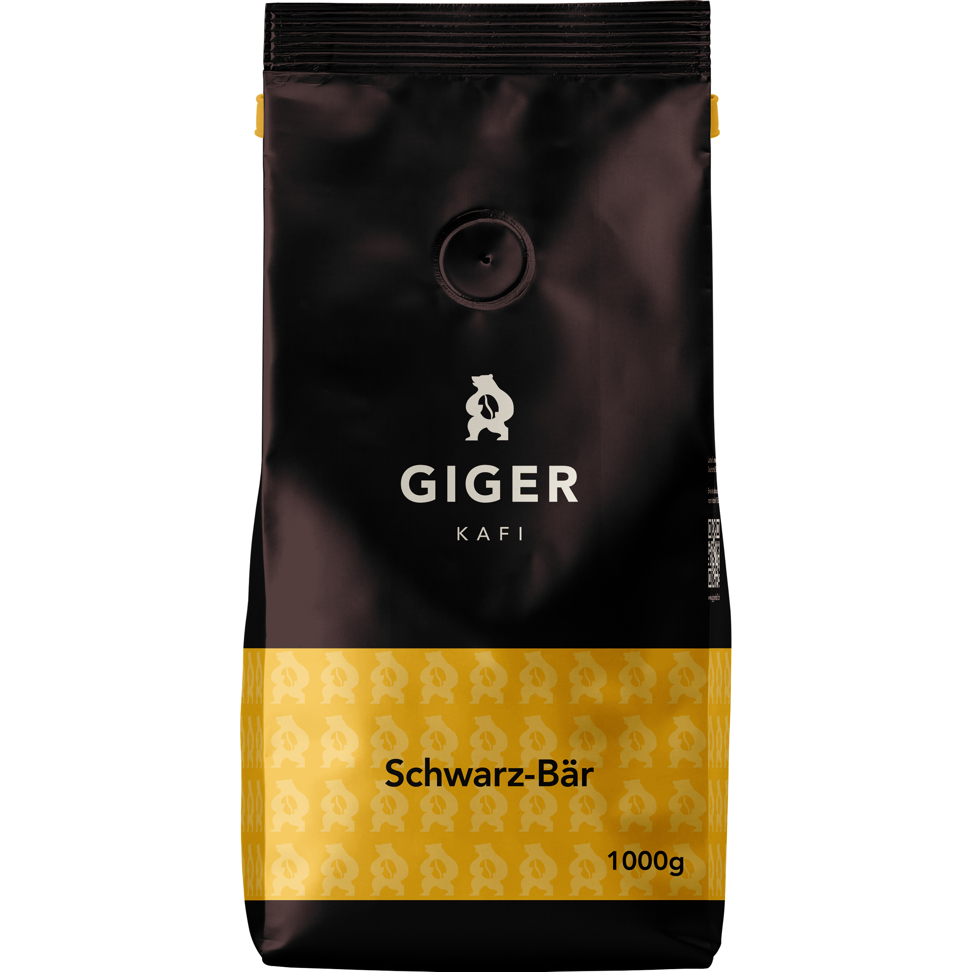 photo GIGER Schwarz-Bär 1kg 10.01677 Café en grains