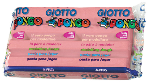 GIOTTO Pâte à modeler Pongo 450g 514409 pink