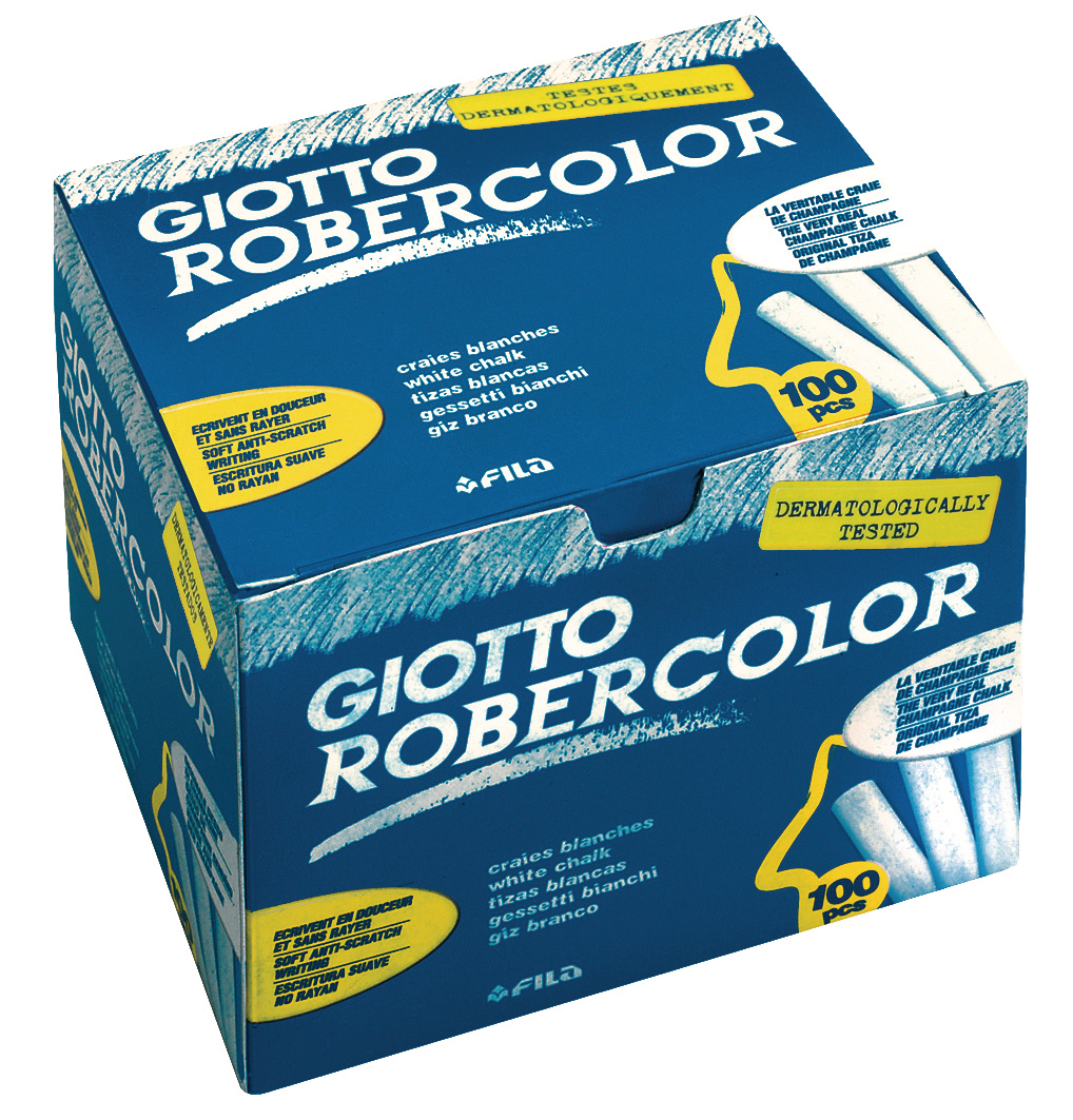 GIOTTO Craie Robercolor 538800 blanc 100 pcs.