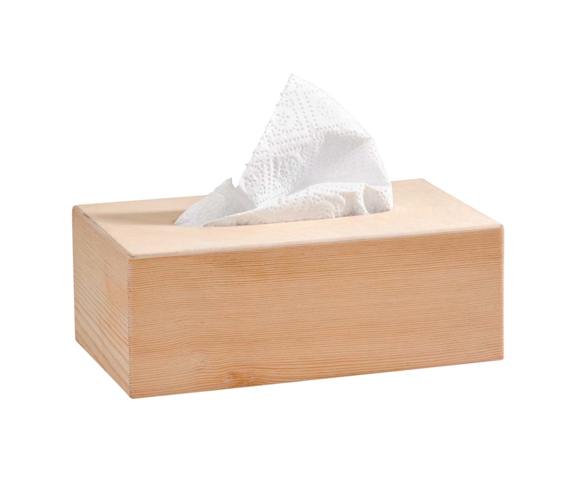 photo GLOREX Boîte à mouchoirs 25x13x9cm 61683900 Bois