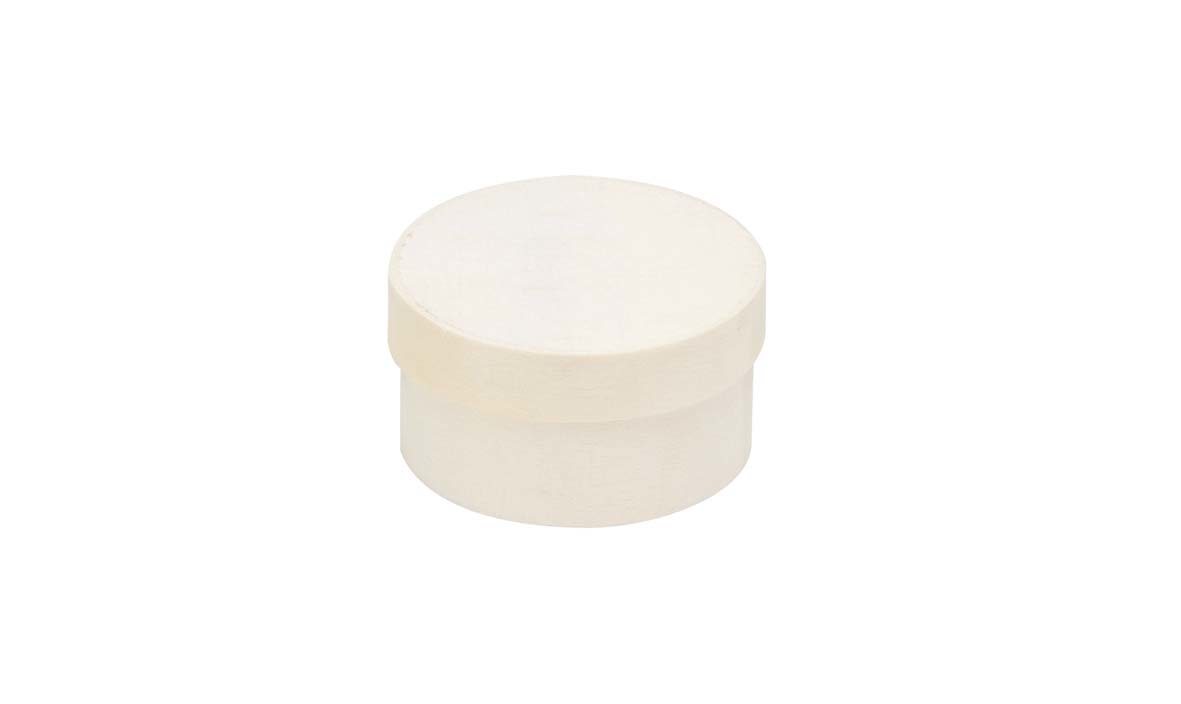 photo GLOREX Boîte ronde bois 5.5x3cm 62003055 Bois