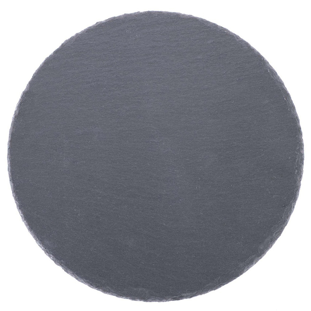 photo GLOREX Sous-verres en ardoise 20cm 62013112 rond