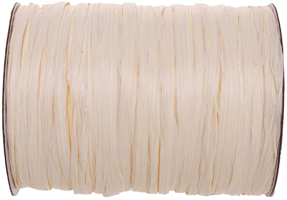 photo GLOREX Raphia mat 100m 69400611 beige