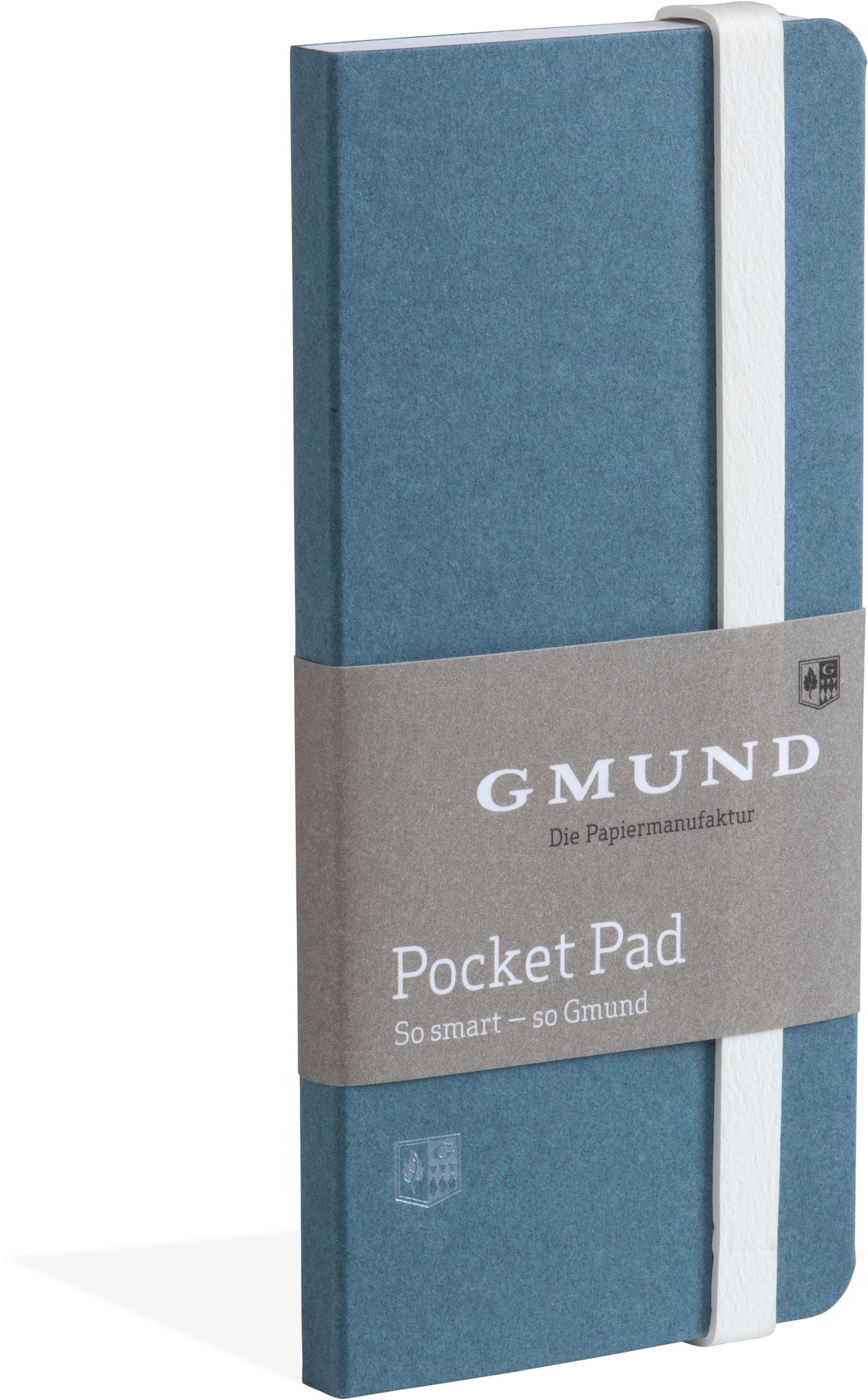 photo GMUND Carnet Pocket Pad A6 88350256 denim, blanc 100 feuil.