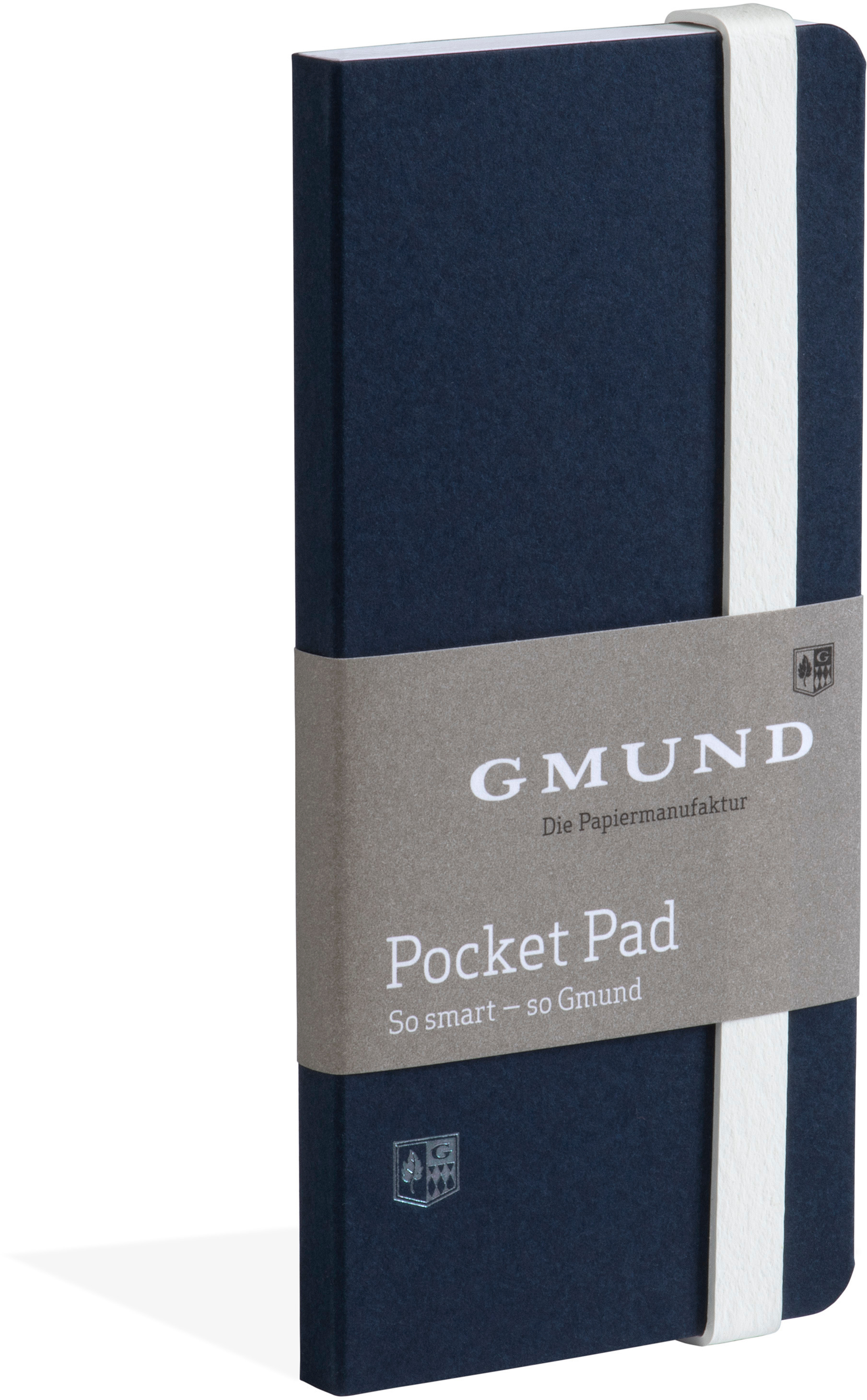 photo GMUND Carnet Pocket Pad A6 88350262 midnight, blanc 100 feuil.