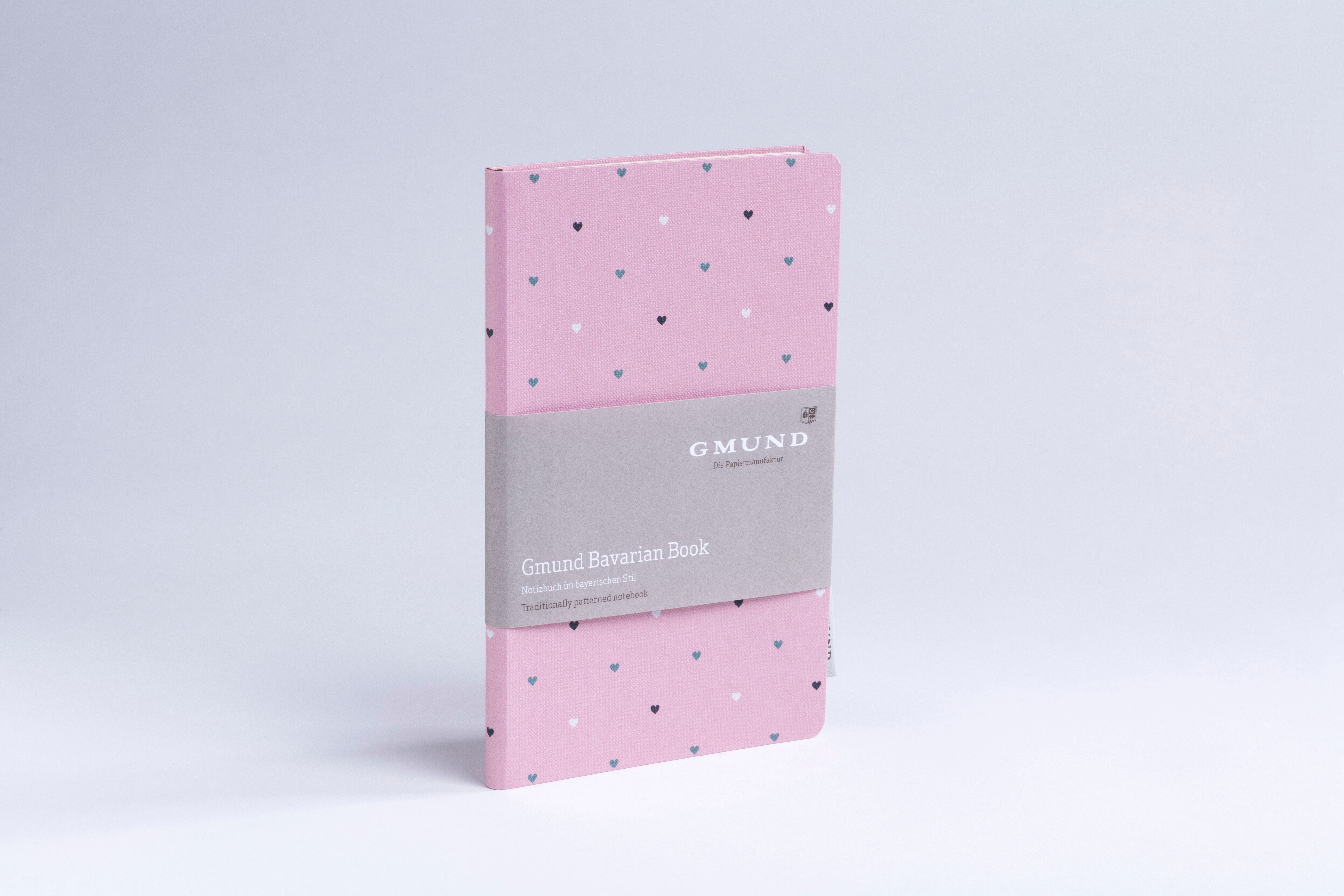 photo GMUND Carnet Bavarian Book A5 88350286 rose, dots 112 feuil.