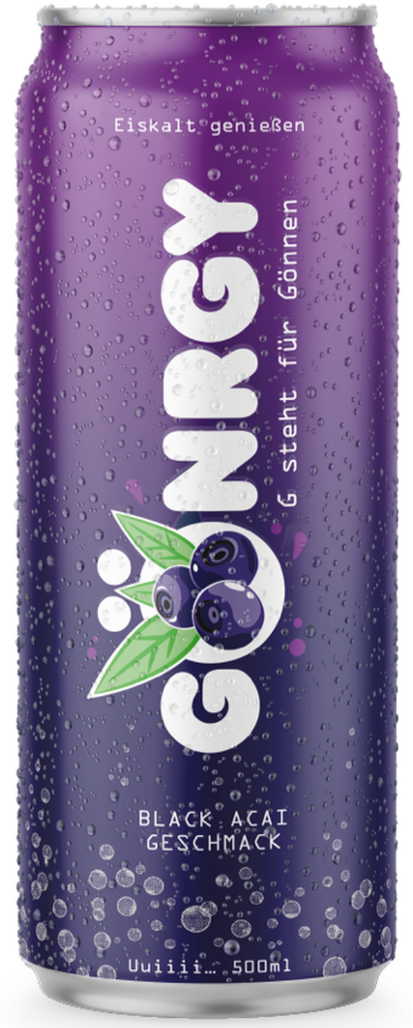 photo GÖNERGY Black Acai ZERO GÖ204 50cl, 24 pcs.