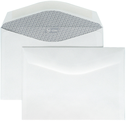 GOESSLER Enveloppe G-Line s/fenêtre C6 2006 100g, blanc 500 pcs. 100g, blanc 500 pcs.