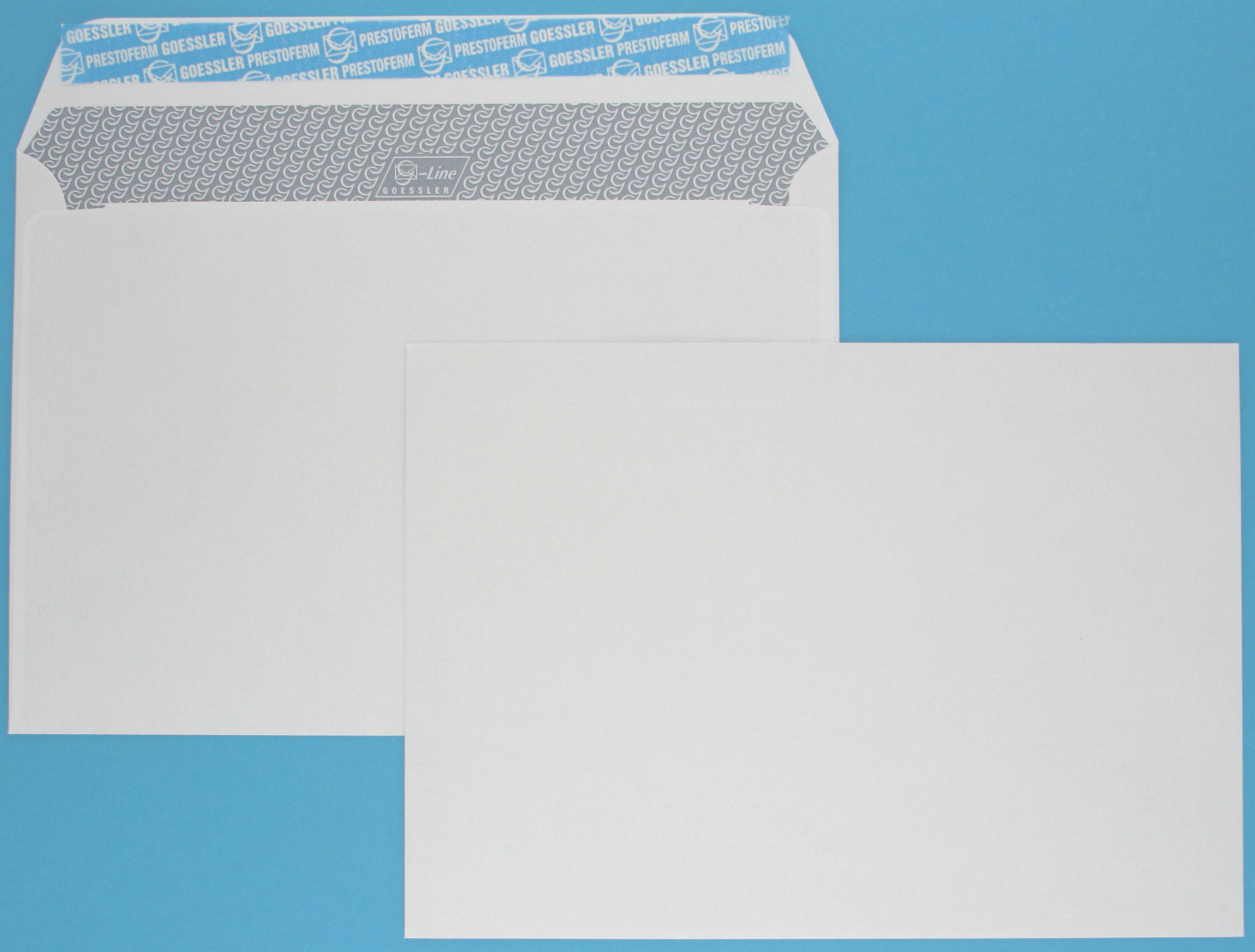 GOESSLER Enveloppe G-Line s/fenêtre C5 2050 80g, blanc 500 pcs. 80g, blanc 500 pcs.