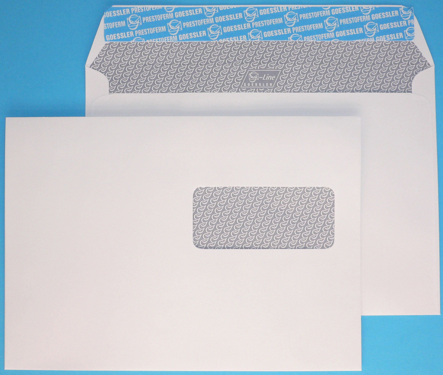 GOESSLER Enveloppe G-Line a/fenêtre C5 2062 100g, blanc 500 pcs.