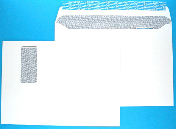 GOESSLER Enveloppe G-Line a/fenêtre C4 2082 120g, blanc 250 pcs.