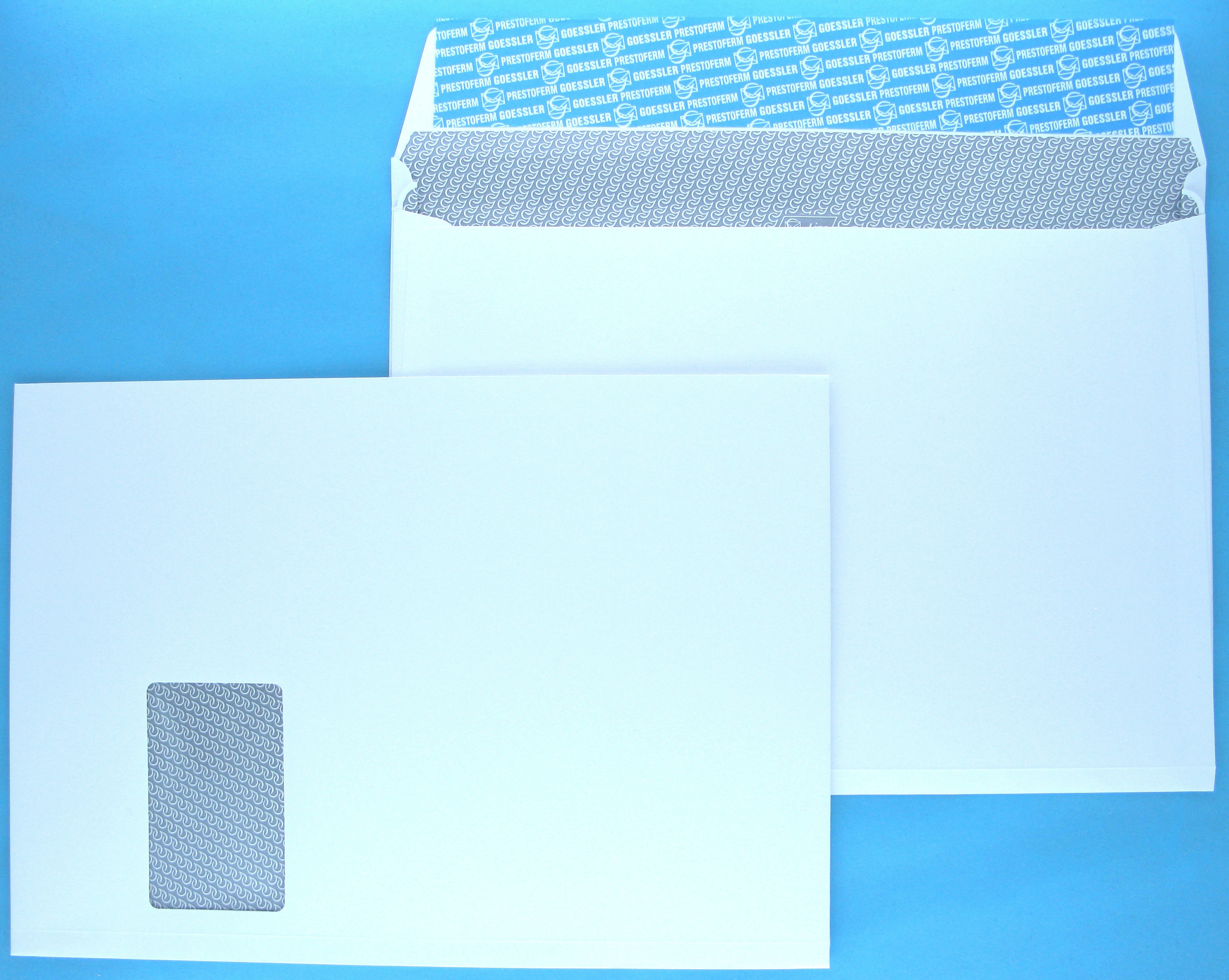 GOESSLER Enveloppe Expanso a/fenêtre C4 2212 120g/blanc/souff.lat. 100 pcs.