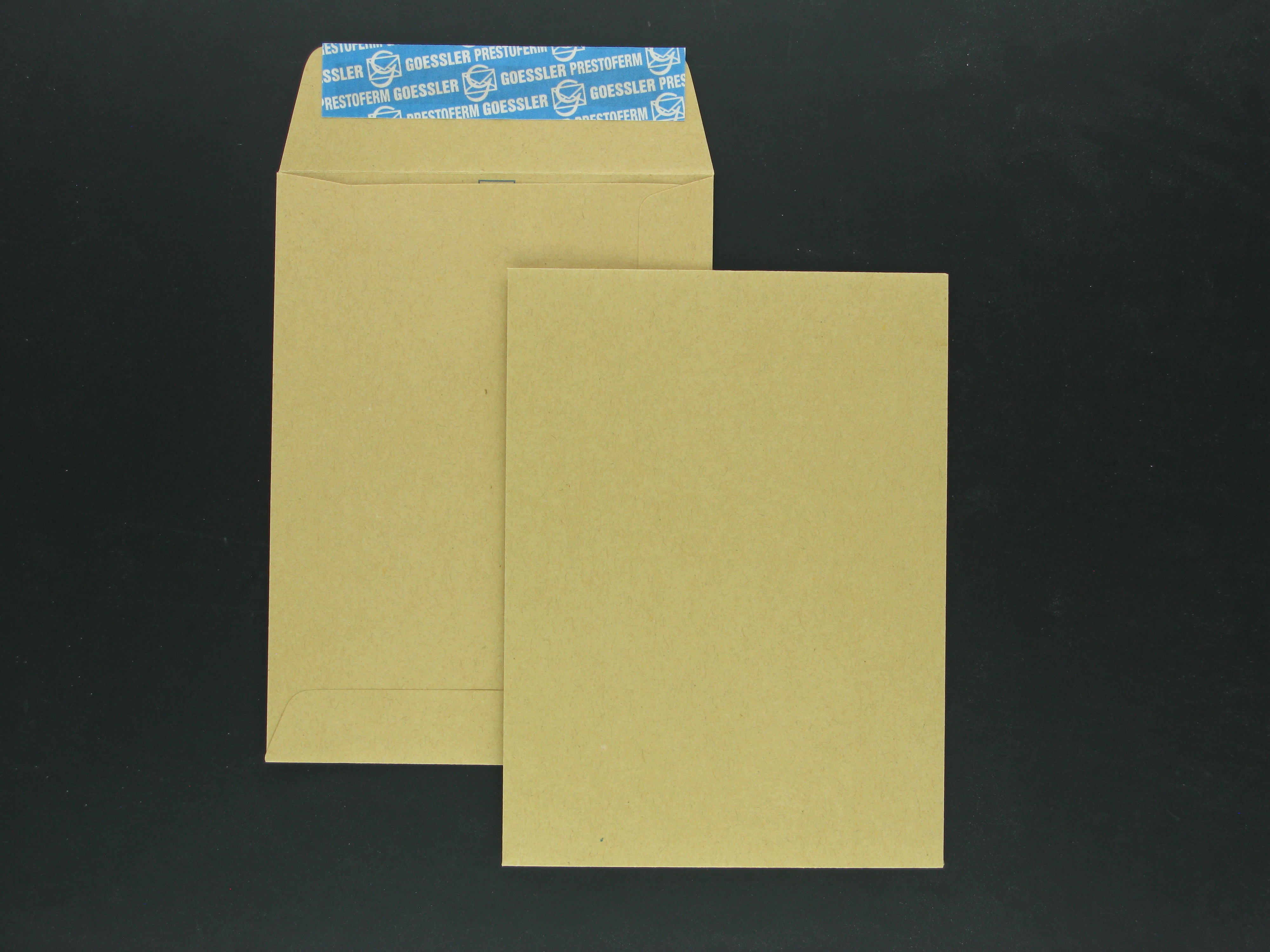 GOESSLER Enveloppe s/fenêtre 120x162mm 2716 100g, brun, F/SV 500 pcs.