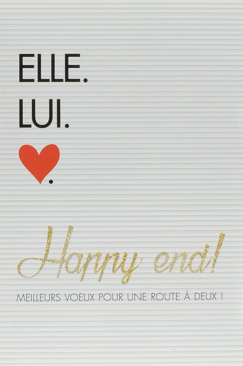 photo GOLDBEK Carte de mariage FR B6 8443 Tandem