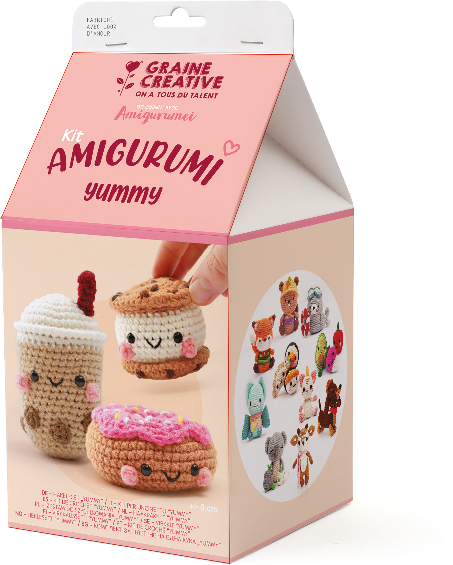 photo GRAINE CREATIVE Amigurumi Kit GC-420337 Mes gourmandises