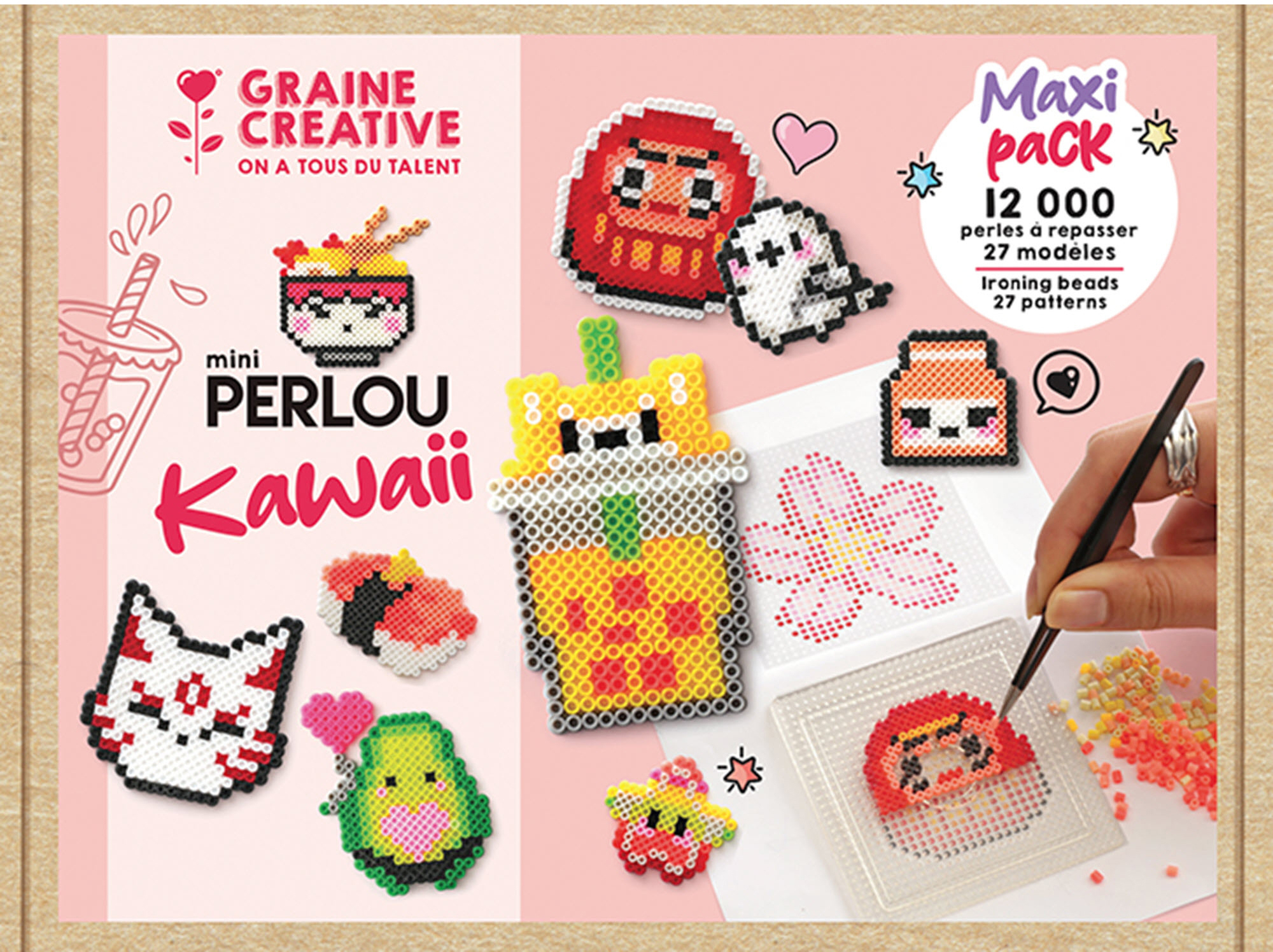 photo GRAINE CREATIVE Mini kit de perles GC-731748 Kawaii Japan