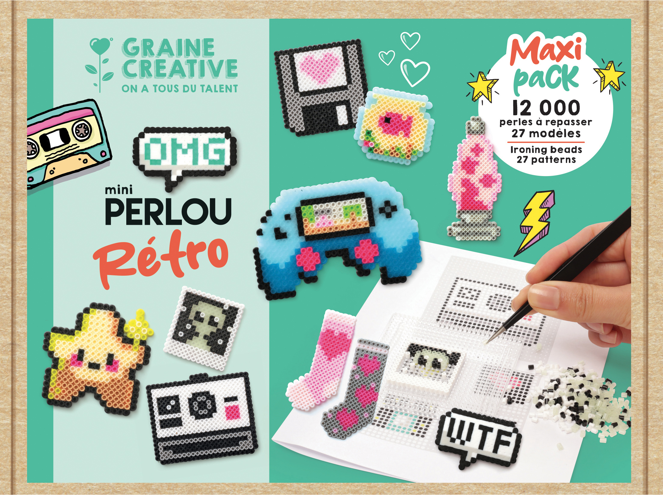 photo GRAINE CREATIVE Mini kit de perles GC-731749 Rétro