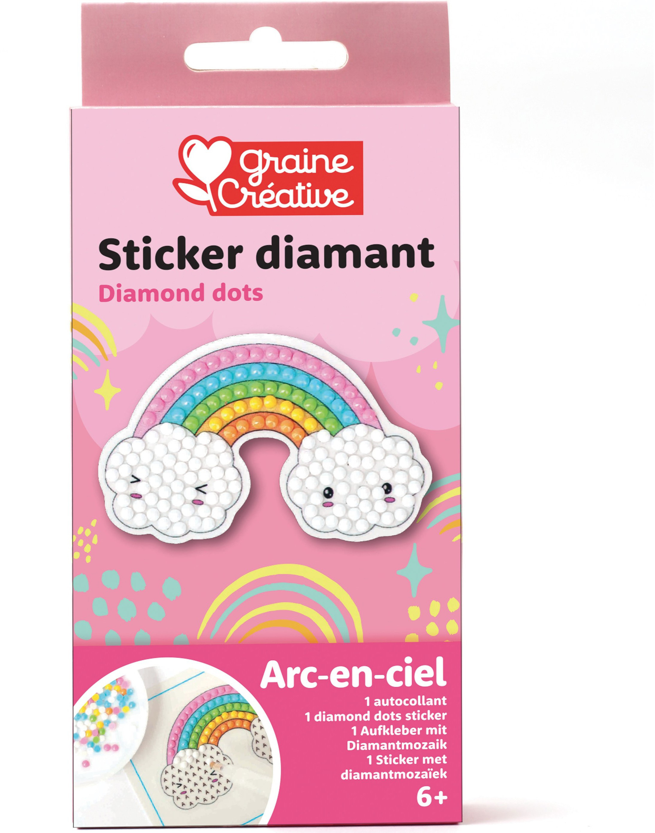 photo GRAINE CREATIVE Diamond Sticker GC-750270 Arc-en-ciel
