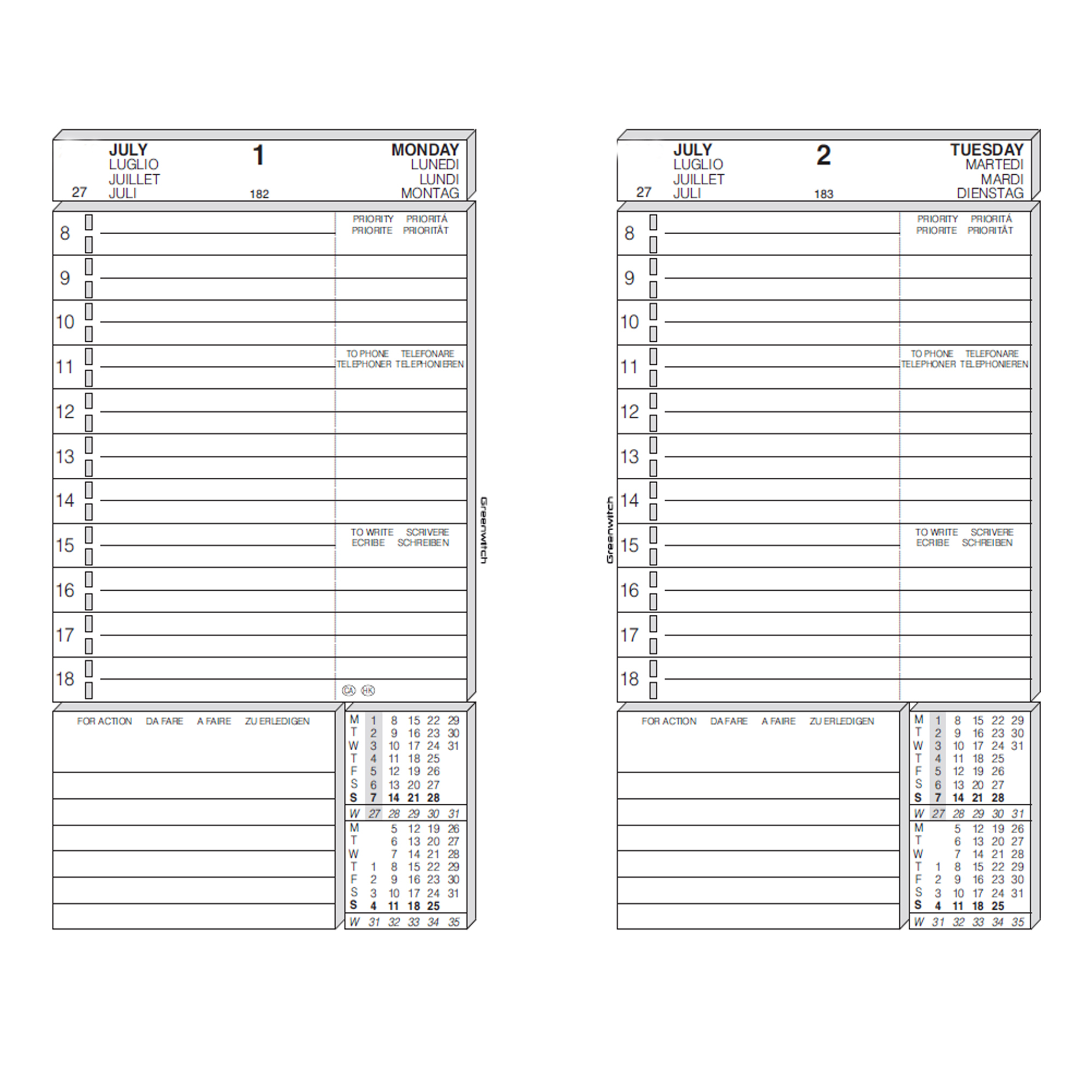 Agenda 1T/S DS11 8x12,7cm, 2021