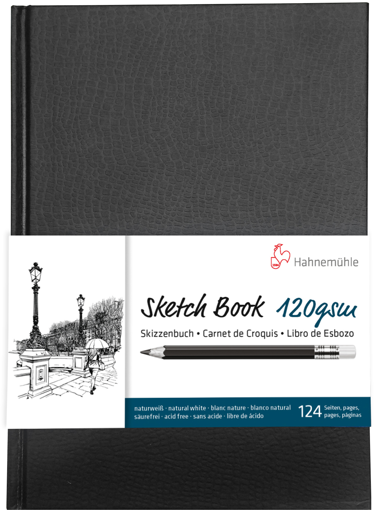 photo HAHNEMÜHLE Sketchbook A5 10628352 blanko, 120g 62 feuilles