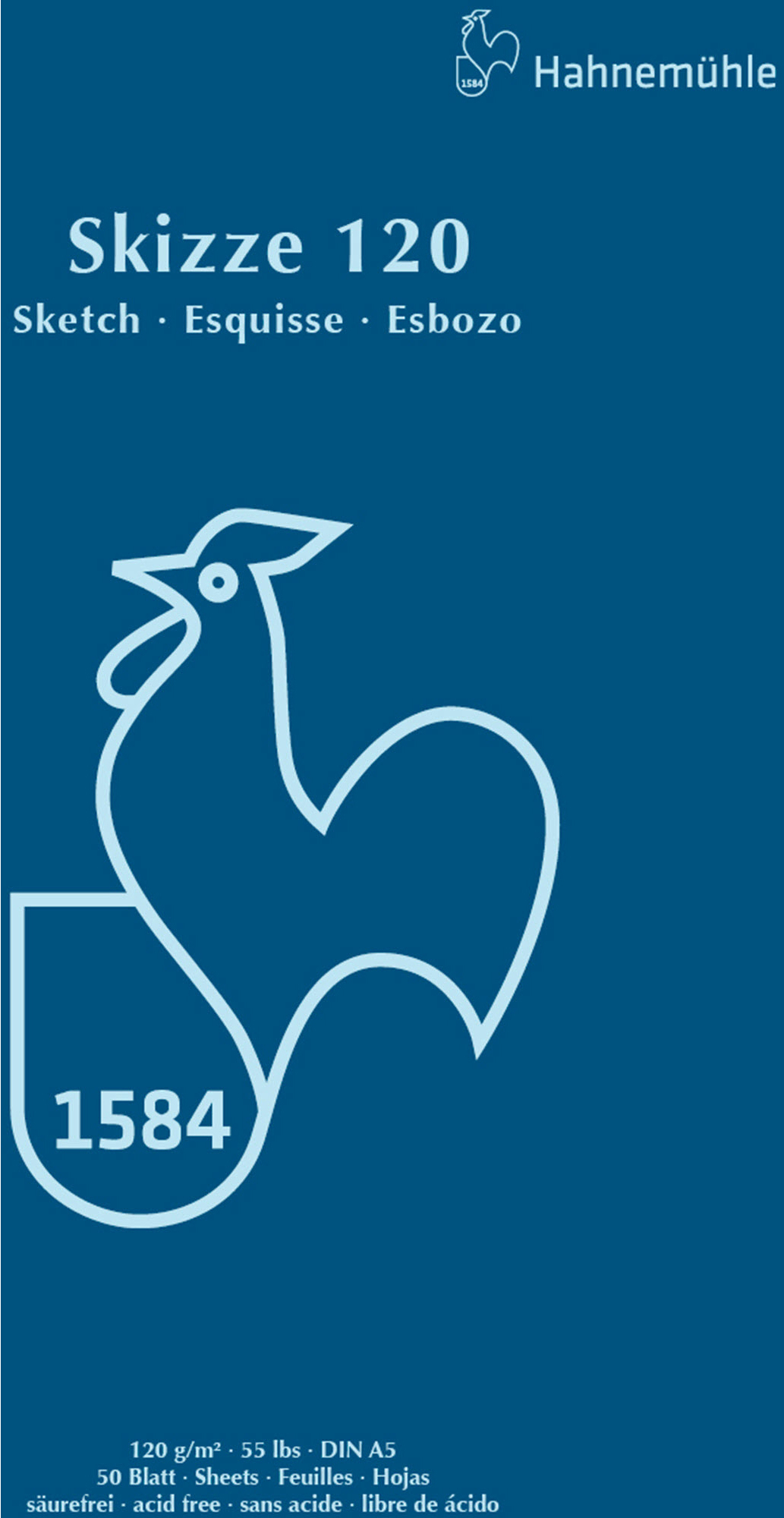 photo HAHNEMÜHLE Bloc à dessin 120 A5 60127420 blanc, 120g 50 feuilles