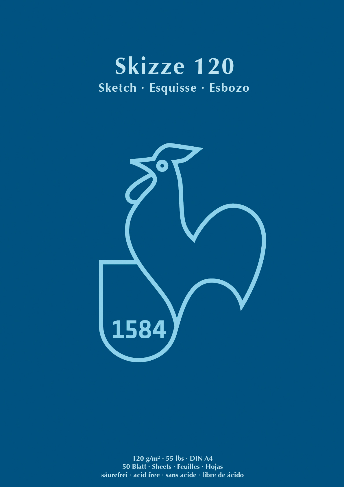 photo HAHNEMÜHLE Bloc à dessin 120 A4 60127422 blanc, 120g 50 feuilles