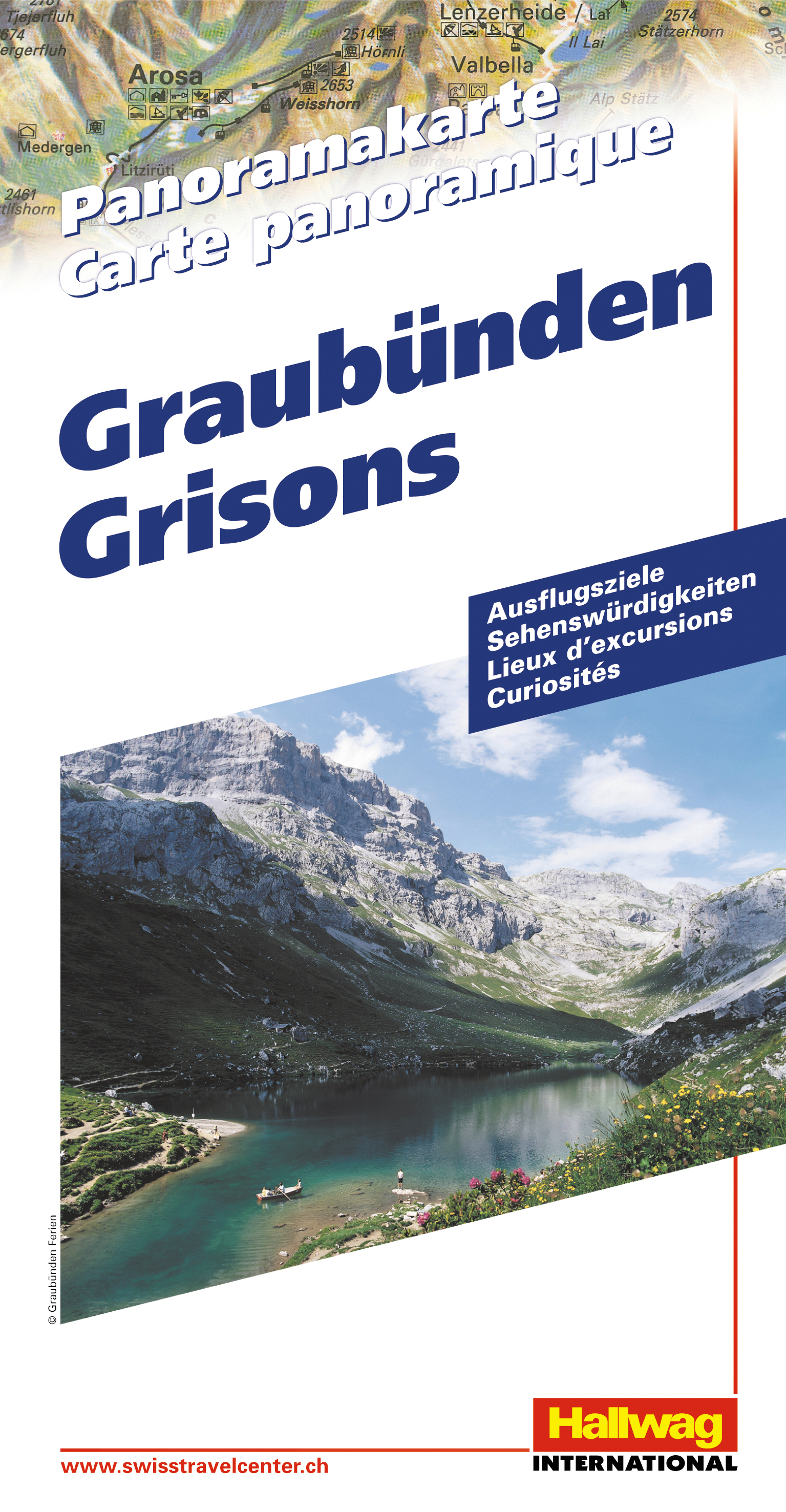 photo HALLWAG Carte Panorama 978-3-8283-0124-5 Graubünden