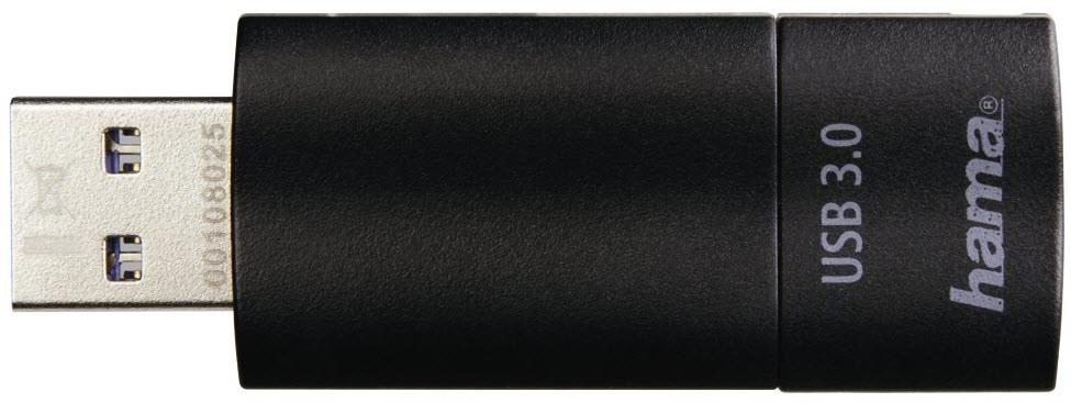 HAMA Clé USB Probo 108027 3.0, 64 GB, 40MB/s, noir