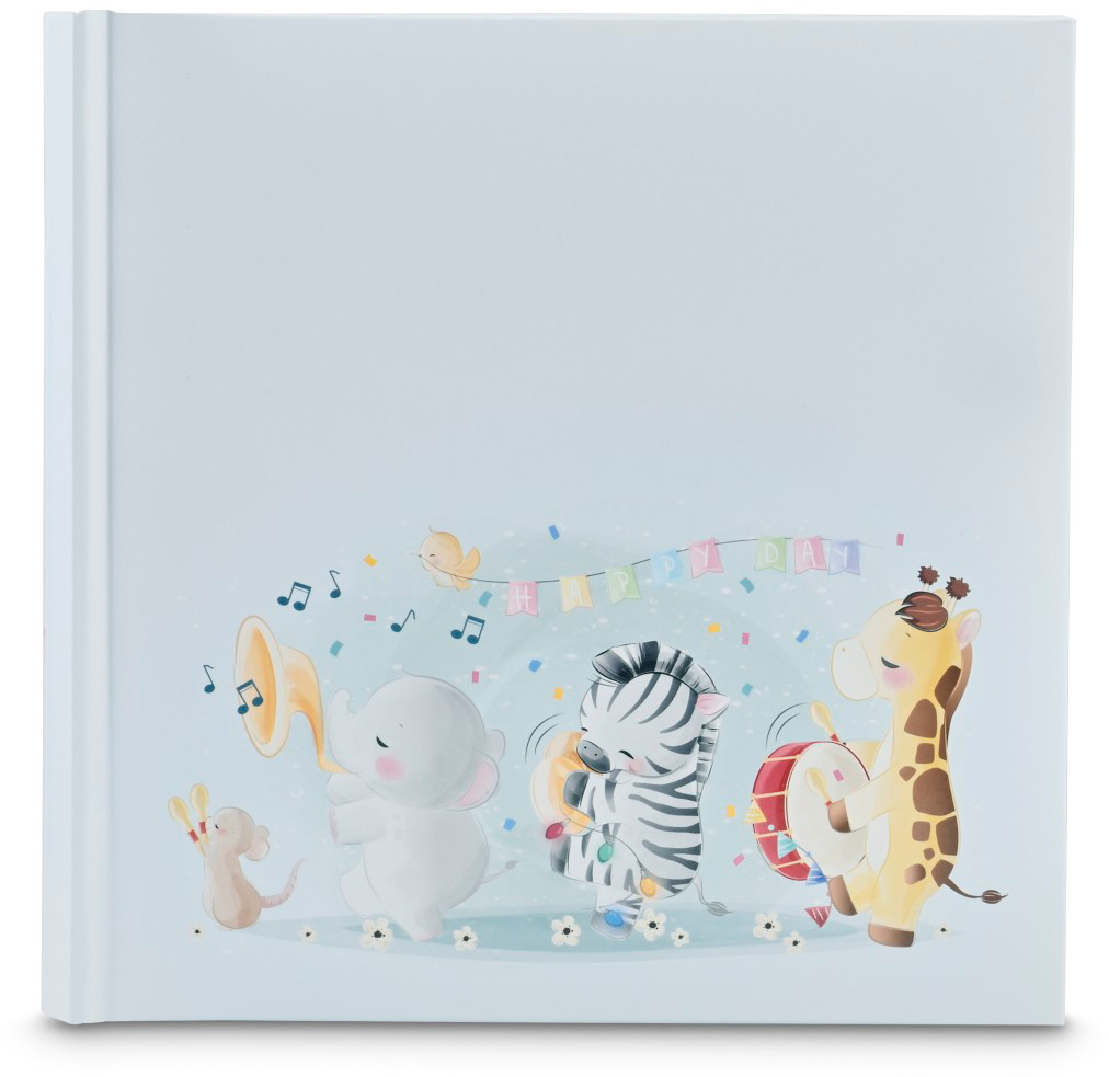 HAMA Einsteckalbum 22.5x22cm 7732 Animals, hellblau 100 Seiten