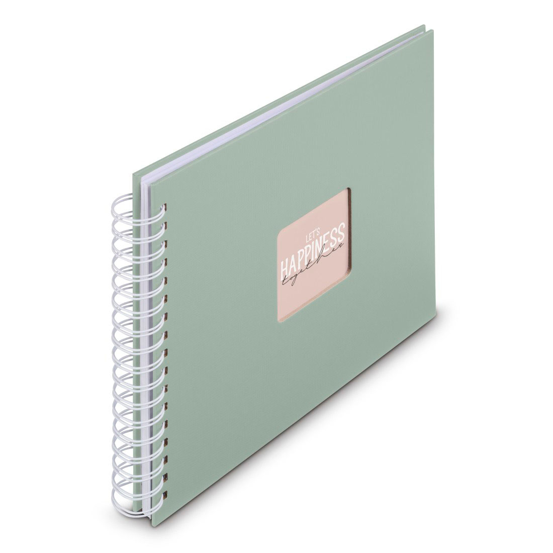 photo HAMA Album Fine Art 28x24cm 9867 sauge 25 pages, blanc