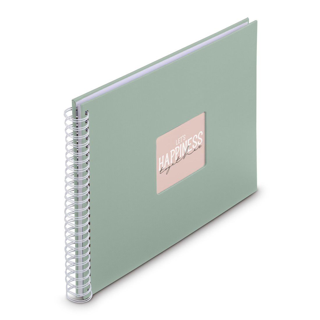 photo HAMA Album Fine Art 36x32cm 9868 sauge 25 pages, blanc