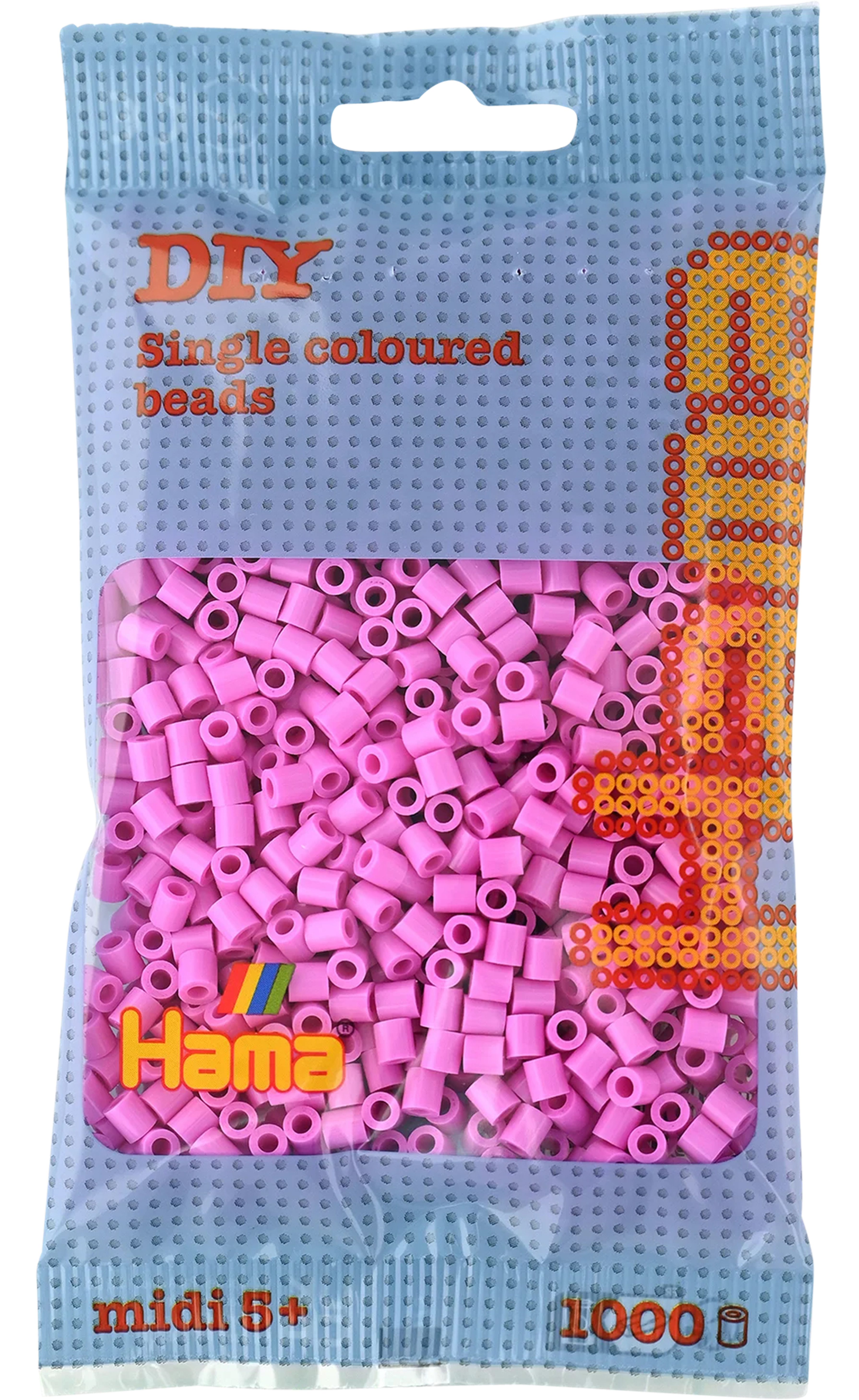 photo HAMA Perles à repasser Midi G101207-48 1000 perles, rose pastel