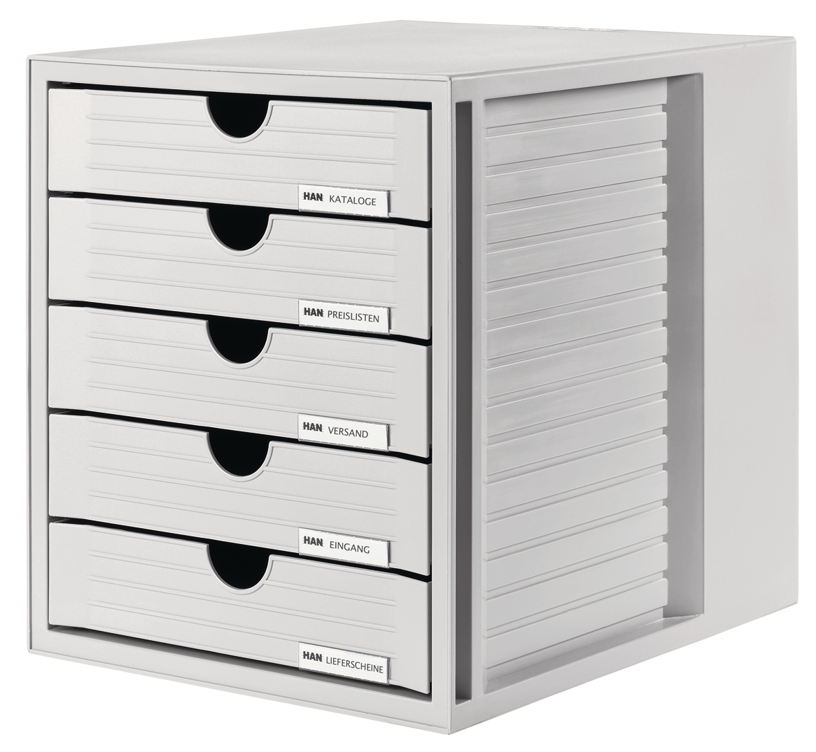 HAN Boîtes système 5 compart. 1450-11 gris clair / gris clair gris clair / gris clair