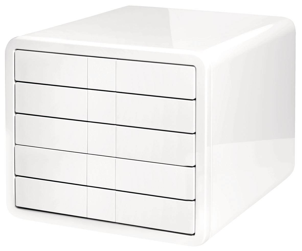 HAN Set tiroirs i-Box A4/C4 1551-12 blanc, 5 tiroirs blanc, 5 tiroirs