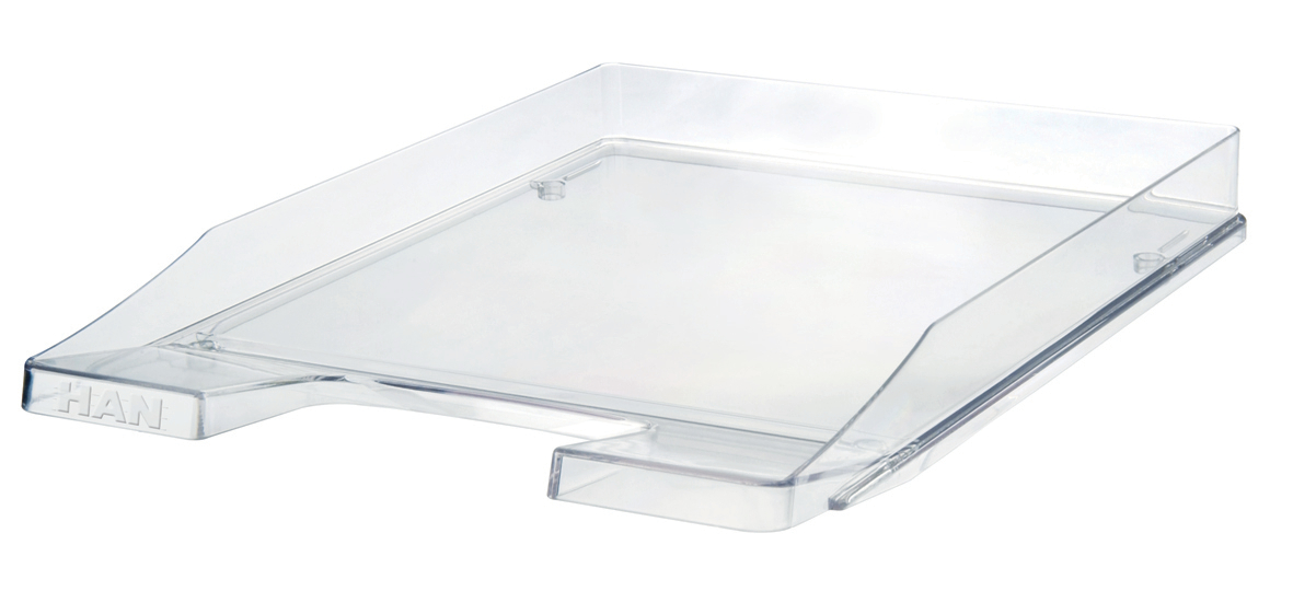 photo HAN Corbeille courrier Junior A4 2.02 plat transparent