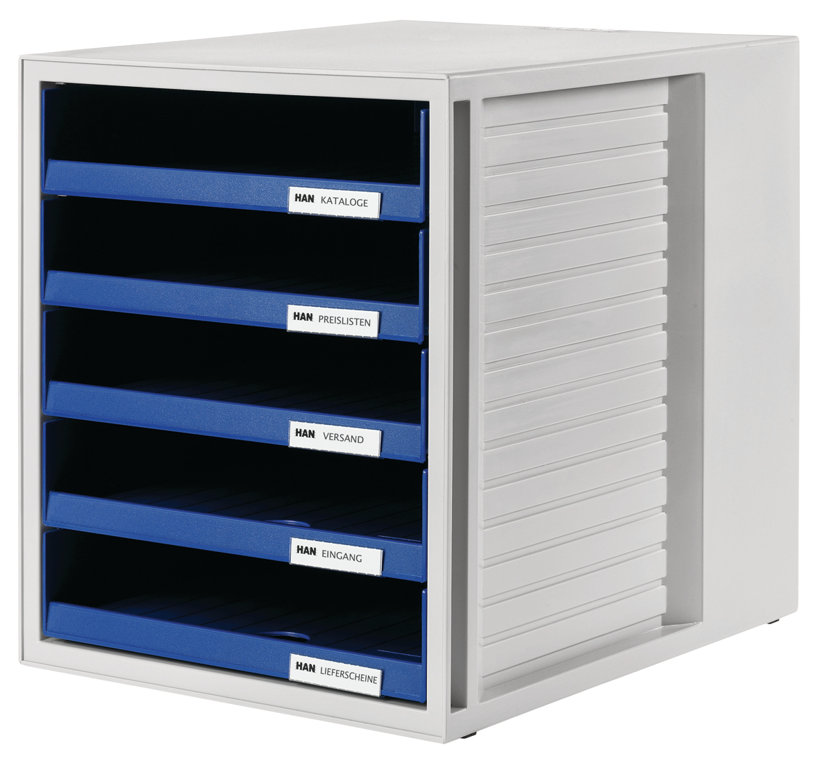 photo HAN Set tiroires ensemble d'armoir 24.30 gris/bleu 5 comp.