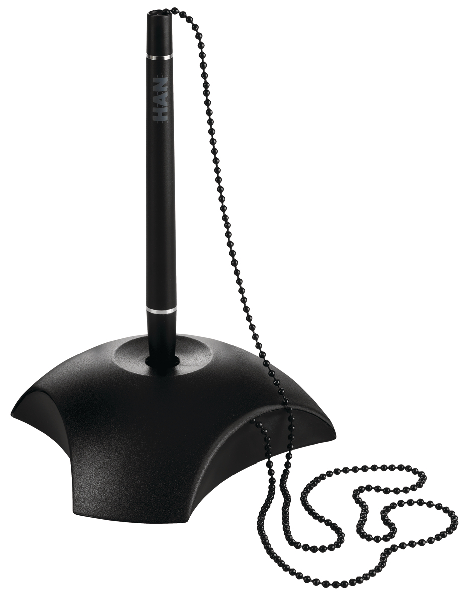 photo HAN Stylo sur socle DELTA 6.35 59x150x59mm, noir